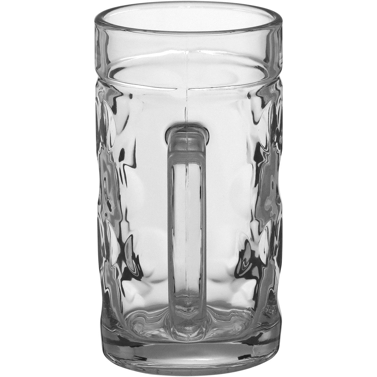Caneca de Cerveja em Vidro 570ml Transparente 15x12cm - Elegante