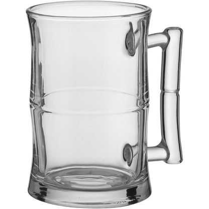 Caneca de Cerveja em Vidro 440ml Transparente - Alta Qualidade 13x12x8cm