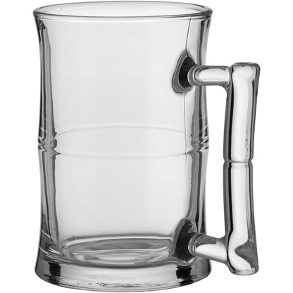 Caneca de Cerveja em Vidro 440ml Transparente - Alta Qualidade 13x12x8cm