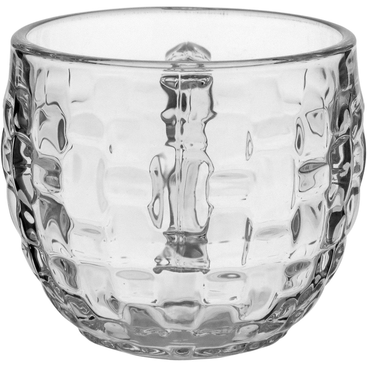 Jogo 6 Xícaras de Café em Vidro Transparente 180ml 7x10x8cm