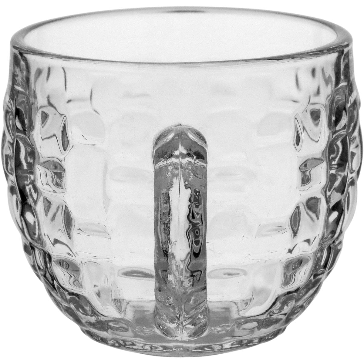 Jogo 6 Xícaras de Café em Vidro Transparente 180ml 7x10x8cm