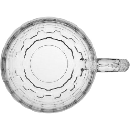 Jogo 6 Xícaras de Café em Vidro Transparente 180ml 7x10x8cm