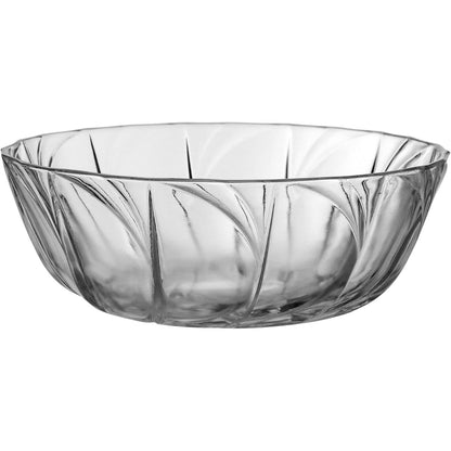 Saladeira de Vidro Transparente 1L 22x22cm Ideal para Saladas