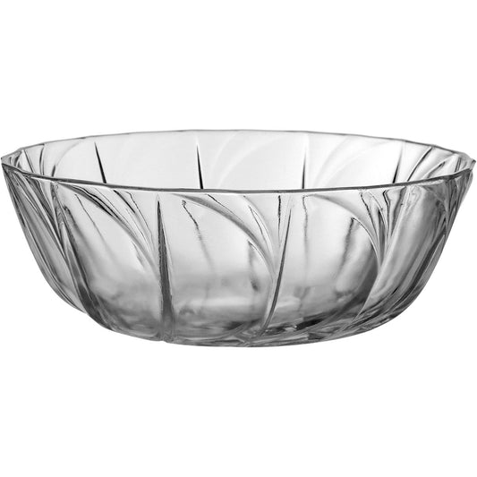 Saladeira de Vidro Transparente 1L 22x22cm Ideal para Saladas