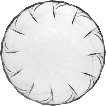 Saladeira de Vidro Transparente 1L 22x22cm Ideal para Saladas