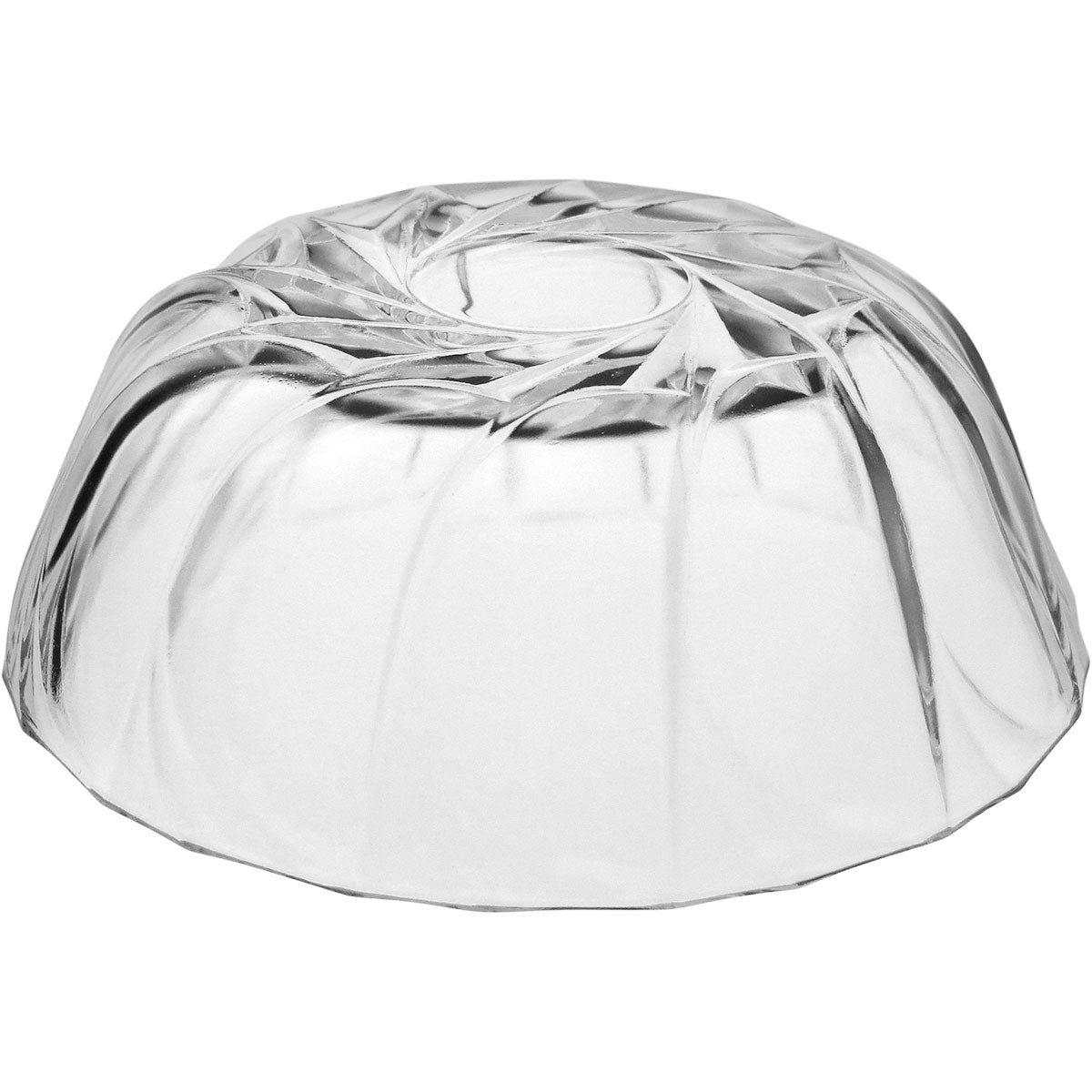 Saladeira de Vidro Transparente 1L 22x22cm Ideal para Saladas