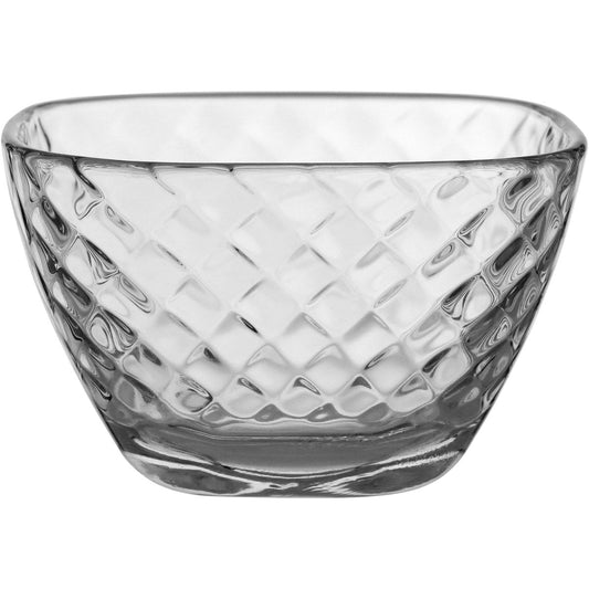 Conjunto 6 Saladeiras de Vidro Transparente 300ml - Elegância na Mesa