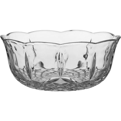 Saladeira de Vidro Transparente 450ml 6 peças 13x13cm