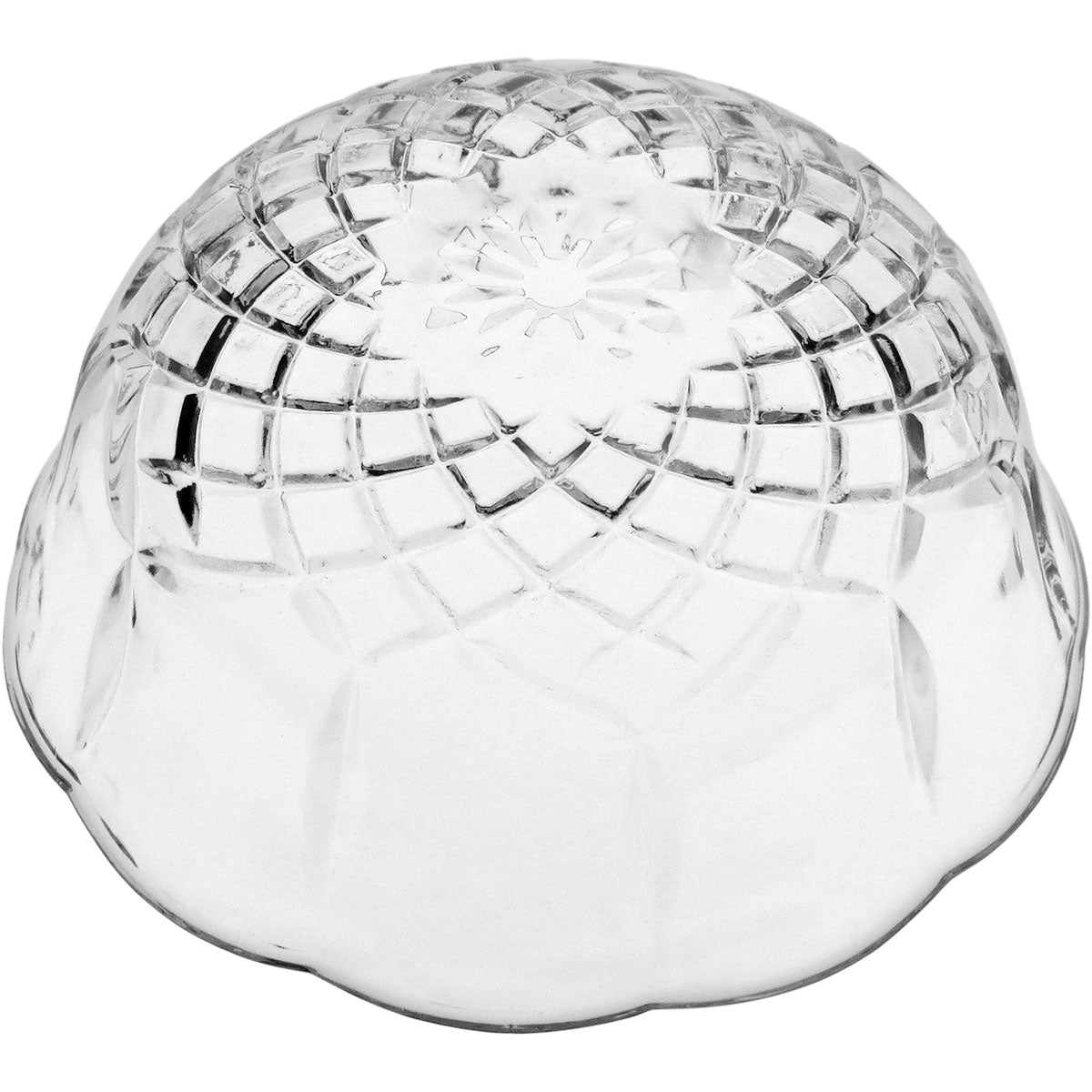 Saladeira de Vidro Transparente 450ml 6 peças 13x13cm