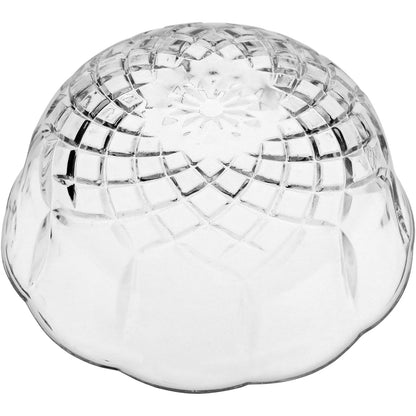 Saladeira de Vidro Transparente 450ml 6 peças 13x13cm