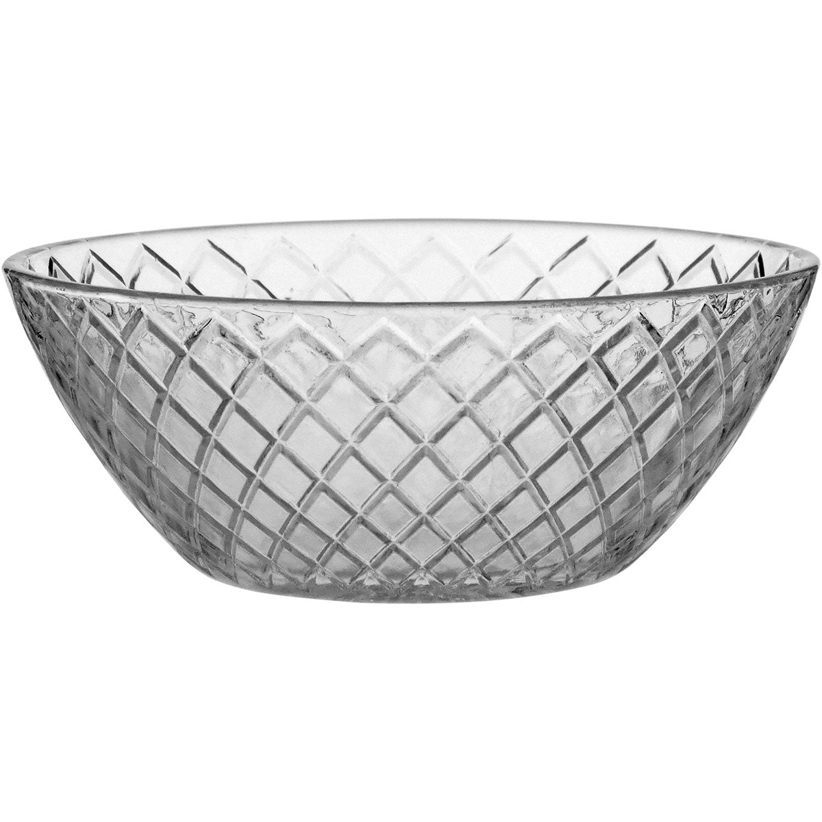 Saladeira de Vidro Transparente 450ml 5x13cm - Jogo com 6 Peças