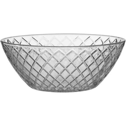 Saladeira de Vidro Transparente 450ml 5x13cm - Jogo com 6 Peças