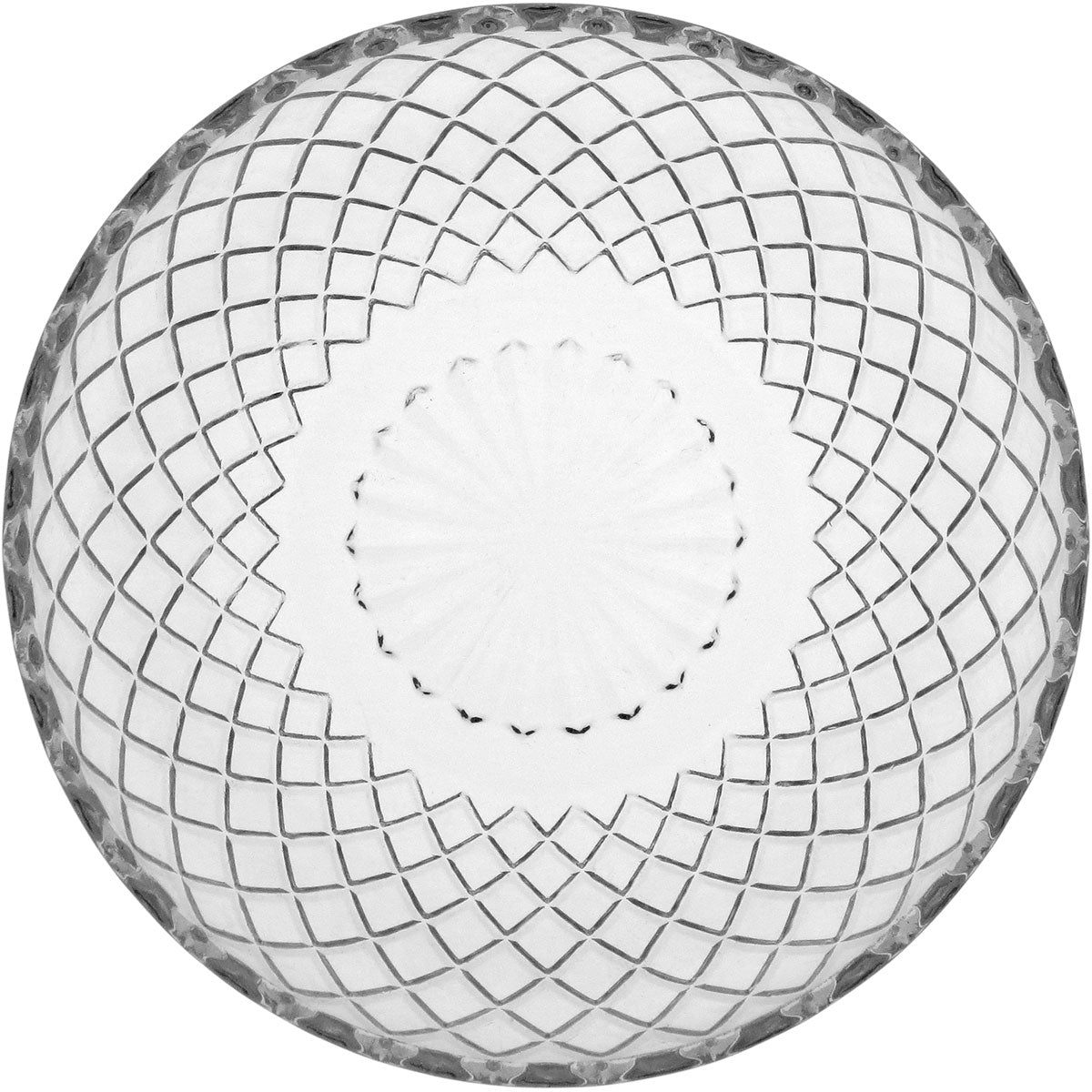 Saladeira de Vidro Transparente 450ml 5x13cm - Jogo com 6 Peças