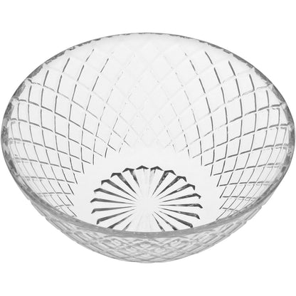 Saladeira de Vidro Transparente 450ml 5x13cm - Jogo com 6 Peças