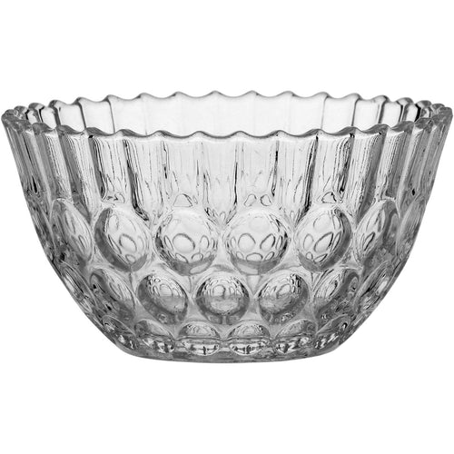 Saladeira de Vidro Transparente 450ml 6x13cm - Elegante e Resistente