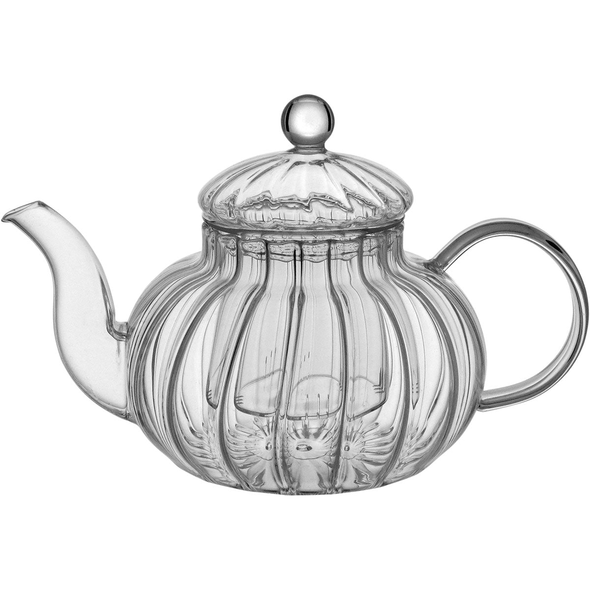 Chaleira de Borossilicato 600ml Transparente com Bico de Precisão