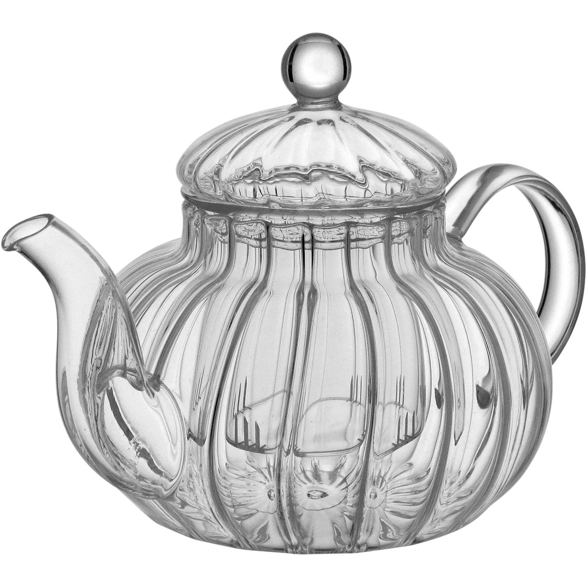 Chaleira de Borossilicato 600ml Transparente com Bico de Precisão