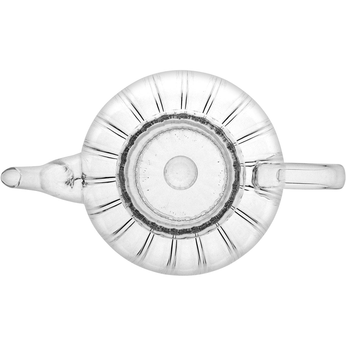 Chaleira de Borossilicato 600ml Transparente com Bico de Precisão