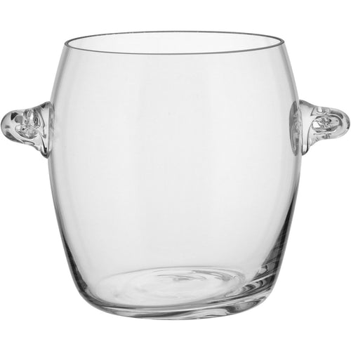 Balde de Gelo de Vidro Transparente 17x23cm para Bebidas - Elegante