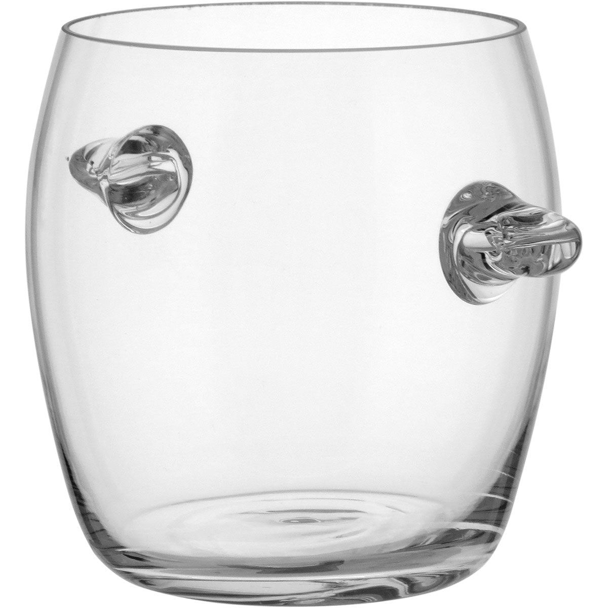 Balde de Gelo de Vidro Transparente 17x23cm para Bebidas - Elegante