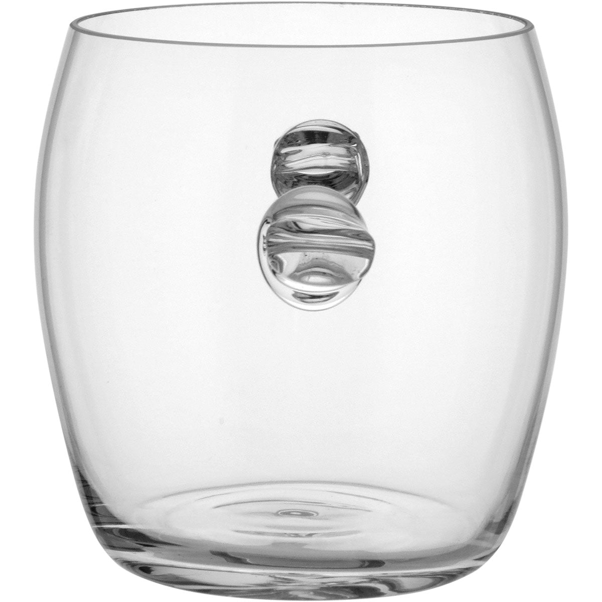 Balde de Gelo de Vidro Transparente 17x23cm para Bebidas - Elegante