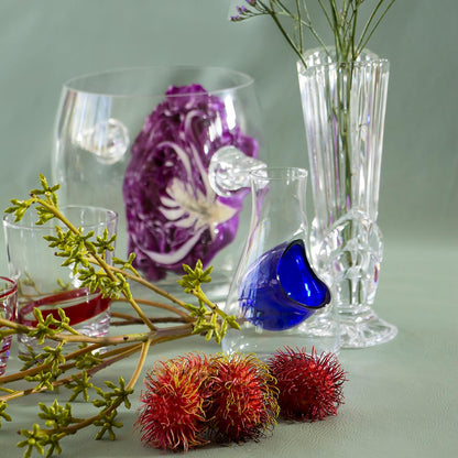 Balde de Gelo de Vidro Transparente 17x23cm para Bebidas - Elegante