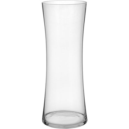 Vaso de Vidro Transparente Charlise 40x14cm para Decoração