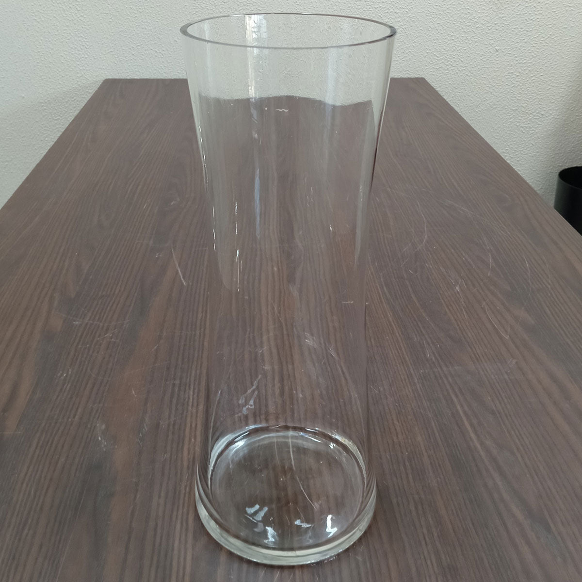 Vaso de Vidro Transparente Charlise 40x14cm para Decoração