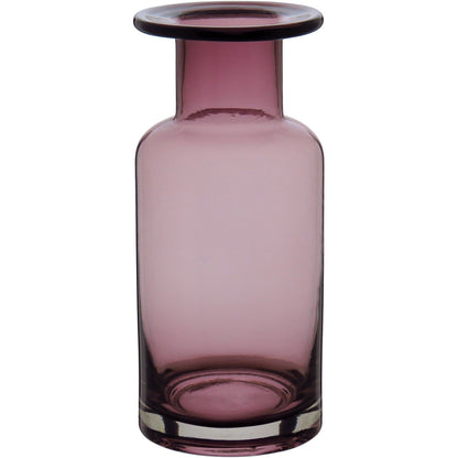 Vaso Vidro 22x9x9cm Rosa