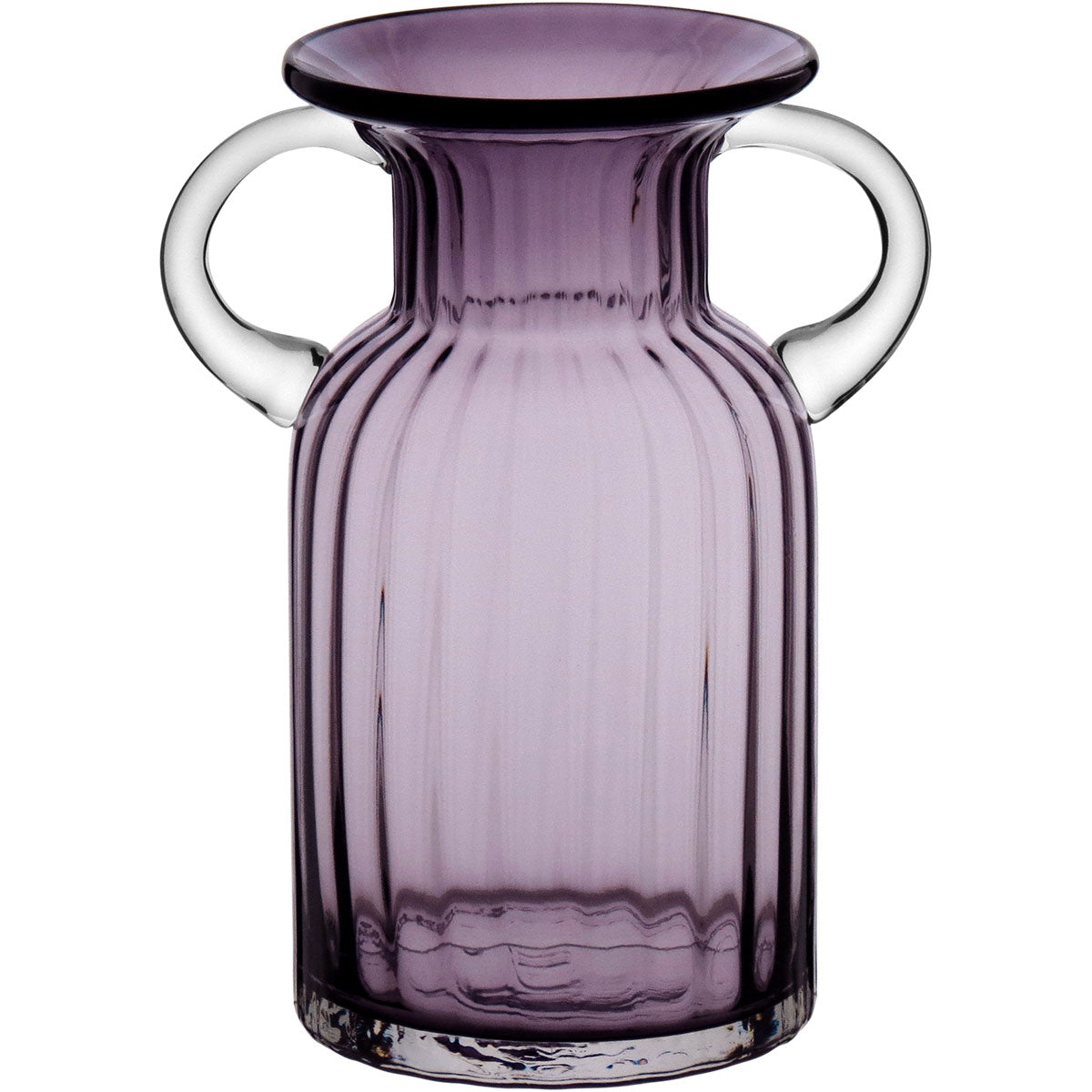Vaso Vidro 20x15x15cm Roxo