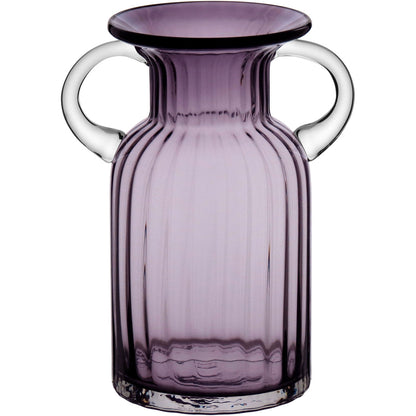Vaso Vidro 20x15x15cm Roxo