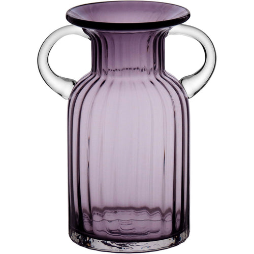 Vaso Vidro 20x15x15cm Roxo