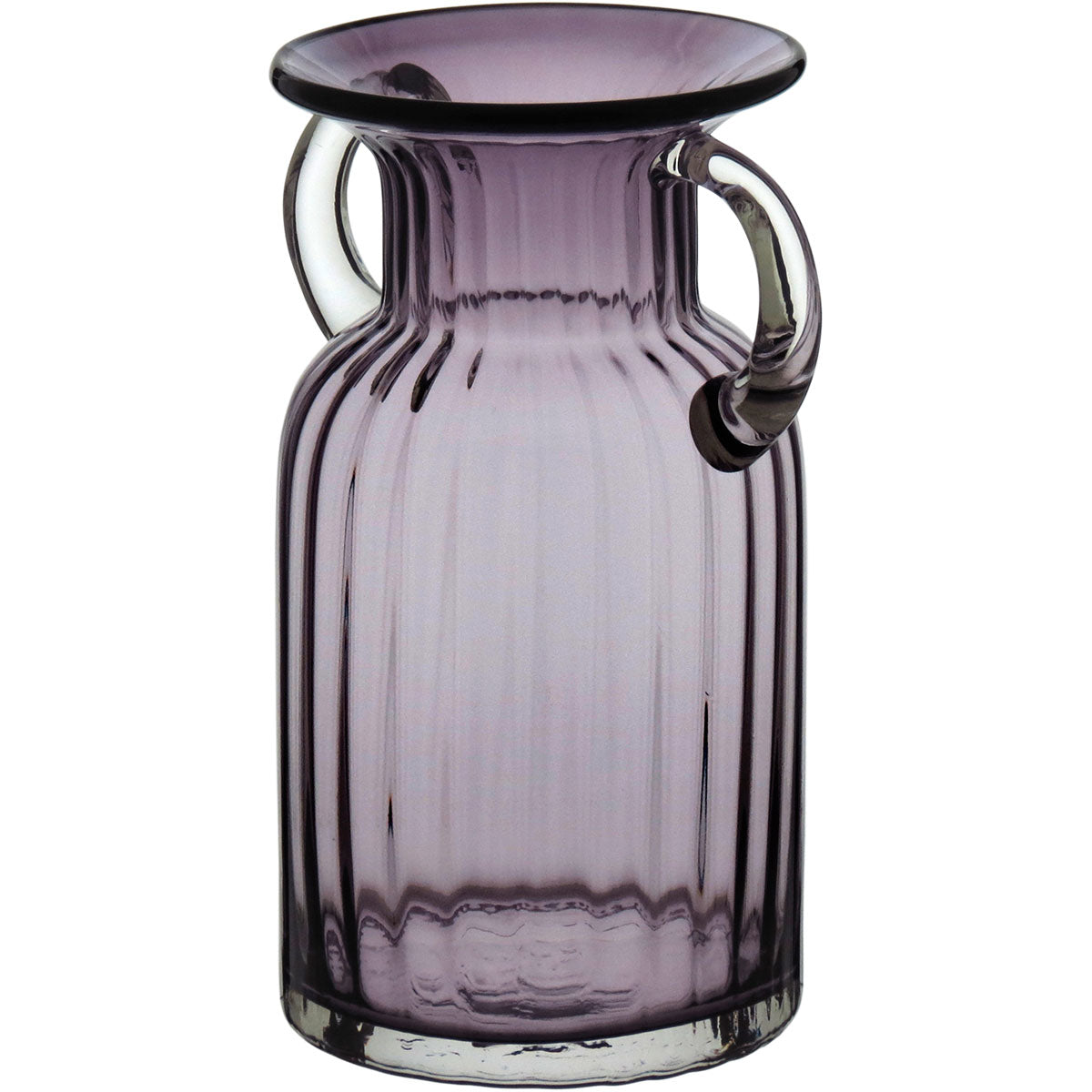 Vaso Vidro 20x15x15cm Roxo