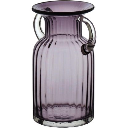 Vaso Vidro 20x15x15cm Roxo