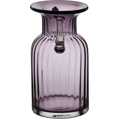 Vaso Vidro 20x15x15cm Roxo