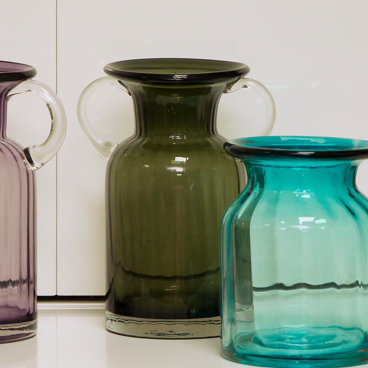 Vaso Vidro 20x15x15cm Verde