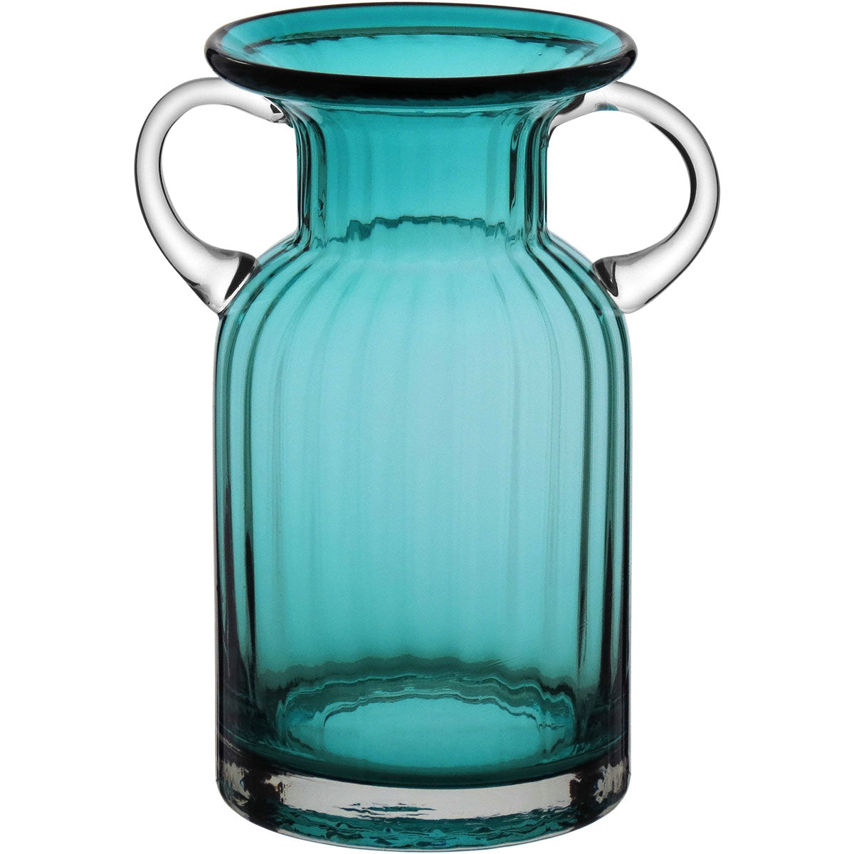 Vaso Vidro 20x15x15cm Azul