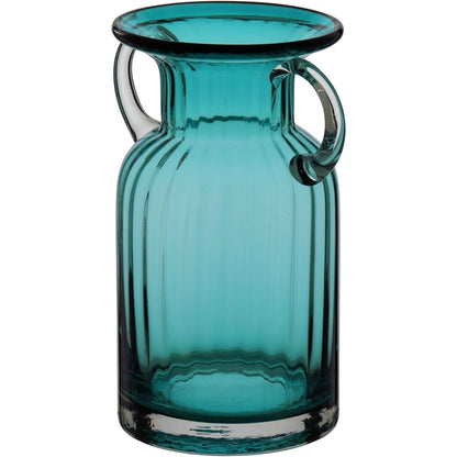 Vaso Vidro 20x15x15cm Azul