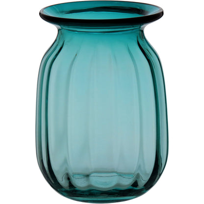 Vaso Vidro 18x11x11cm Azul