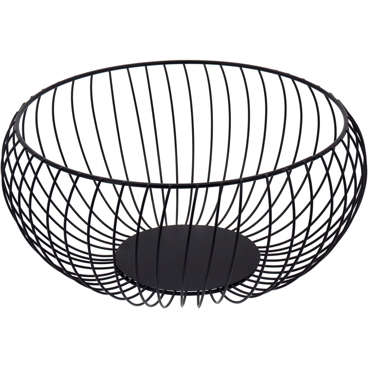 Fruteira de Metal Preta 12x26cm para Frutas - Organizador de Cozinha