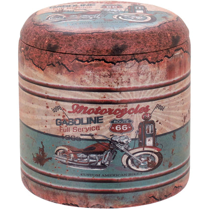 Conjunto de Banquetas MDF Coloridas 3 Peças - Multicolorido e Duráveis