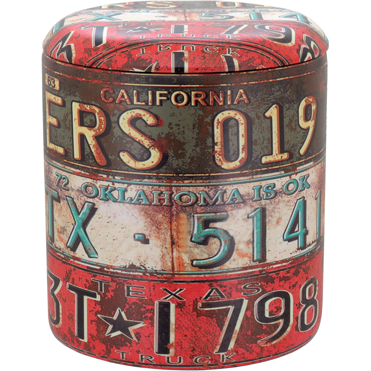 Conjunto de Banquetas MDF Colorido Multicolorido Tamanho G, M e P