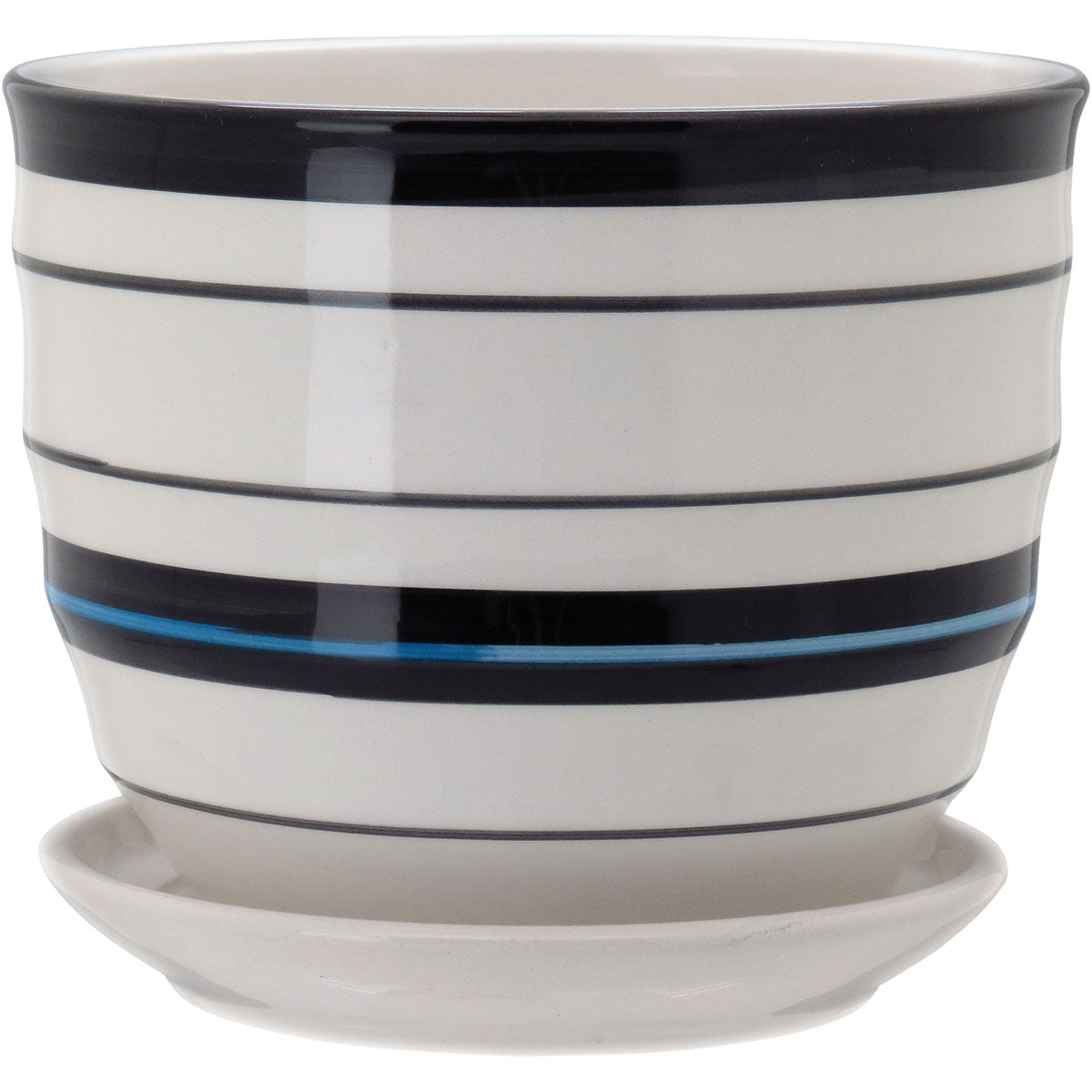 Cachepô Cerâmica Azul 12,5x14,5cm para Plantas - Elegância e Durabilidade