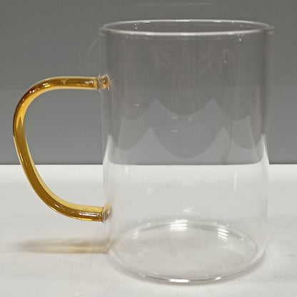 Caneca de Borossilicato Âmbar 450ml com Alça Confortável