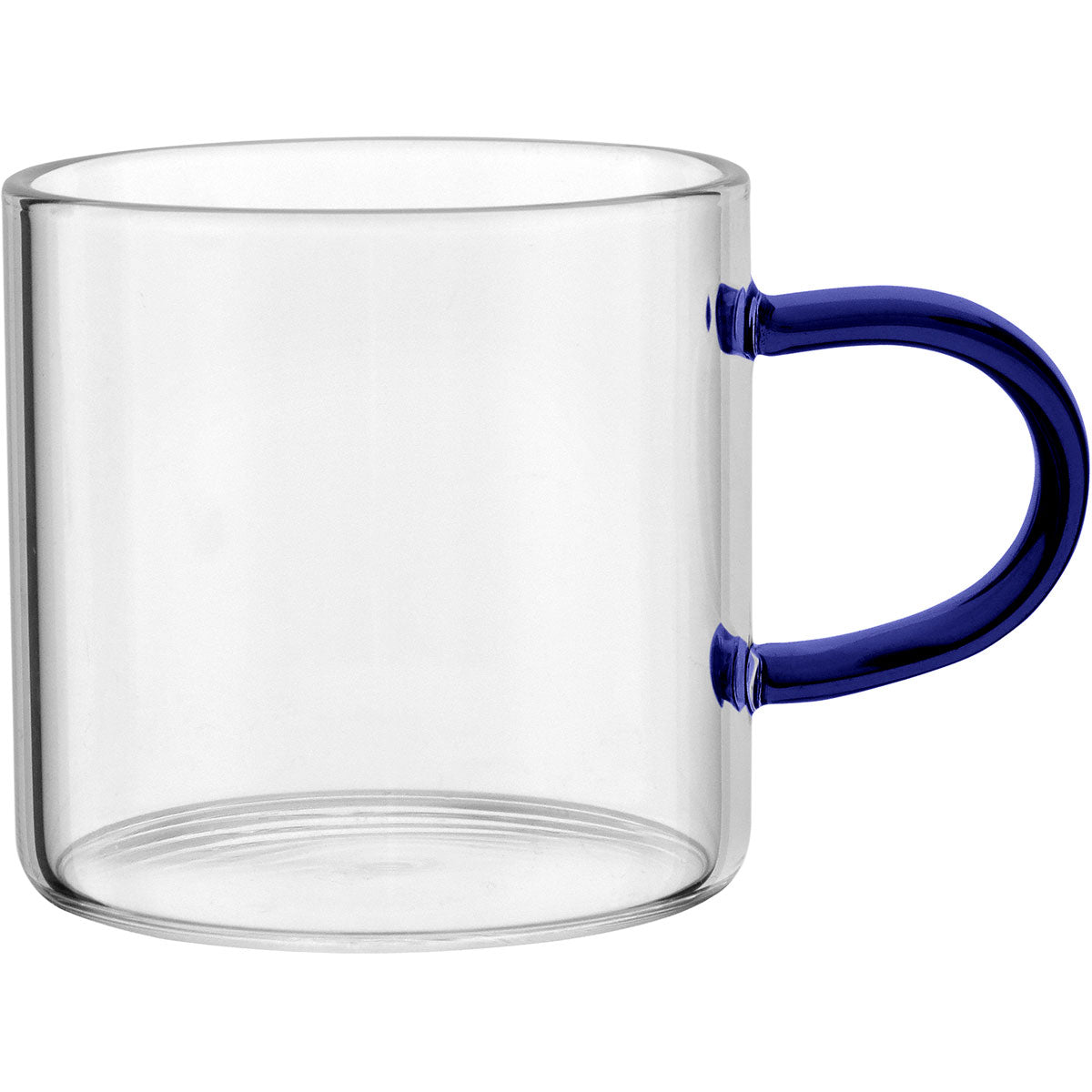 Conjunto 4 Xícaras Borossilicato Multicolor 100ml 5x5cm Transparente