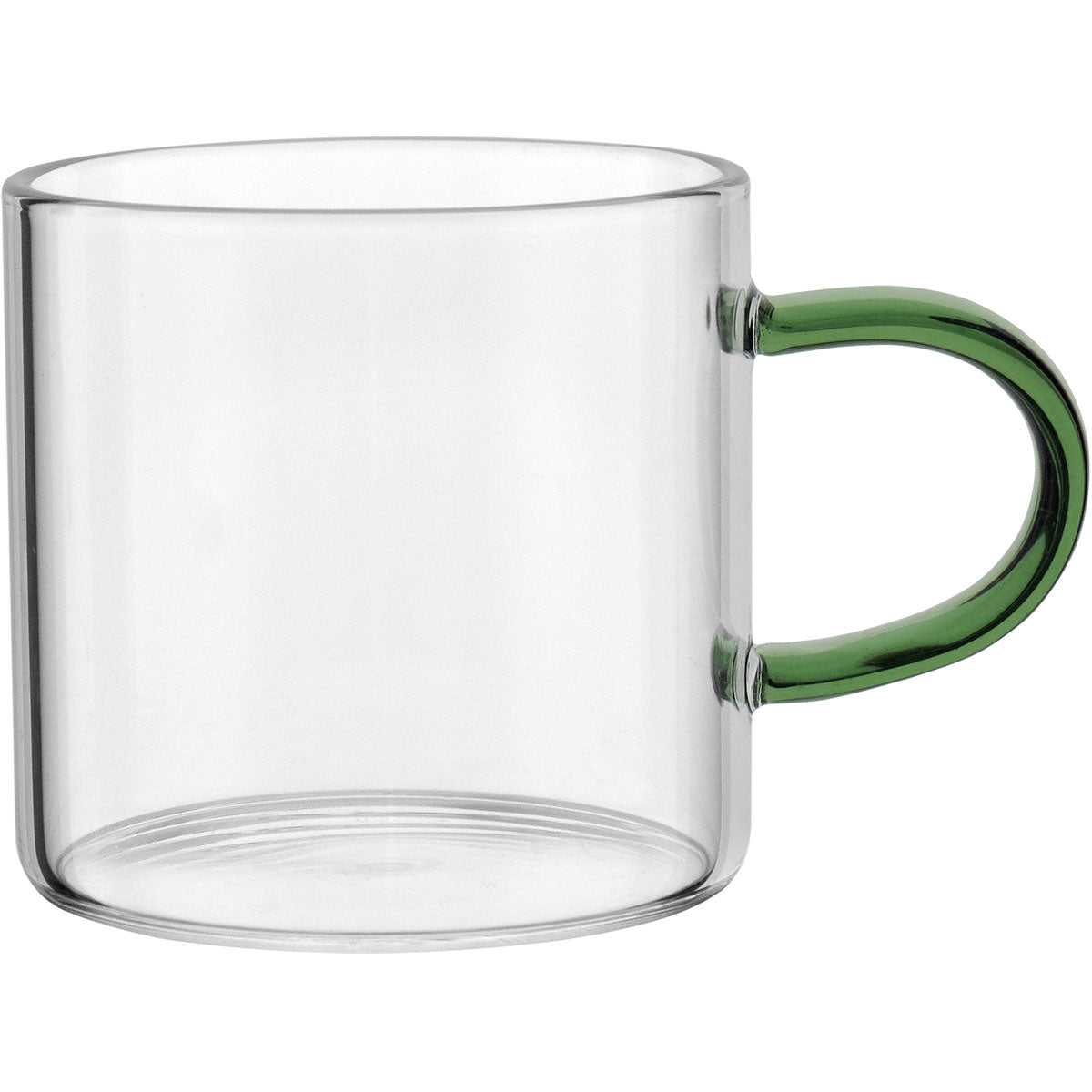 Conjunto 4 Xícaras Borossilicato Multicolor 100ml 5x5cm Transparente