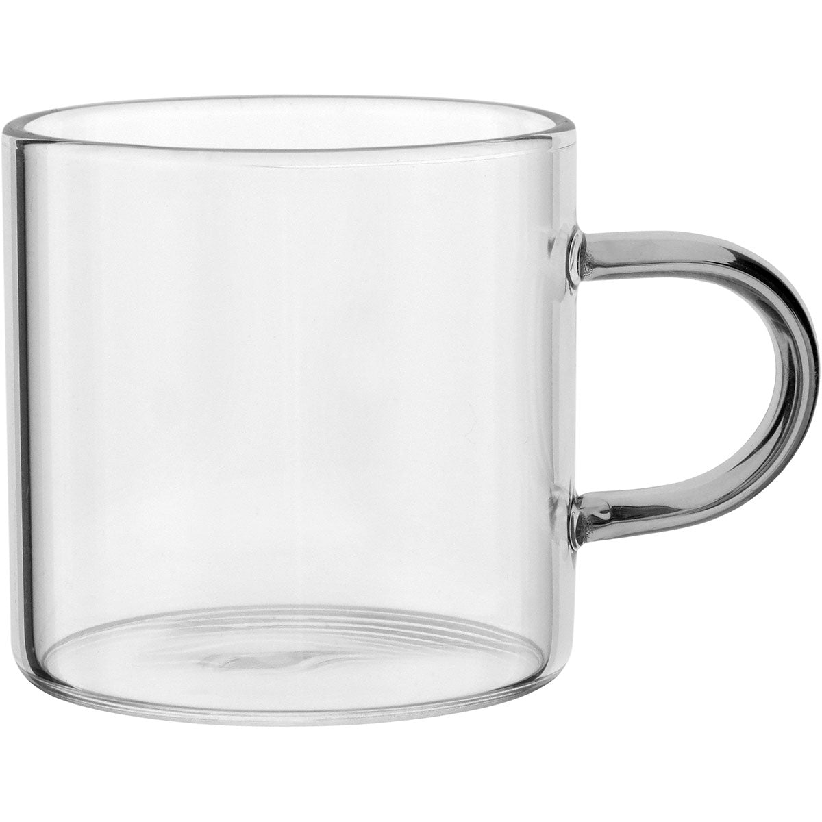 Conjunto 4 Xícaras Borossilicato Multicolor 100ml 5x5cm Transparente