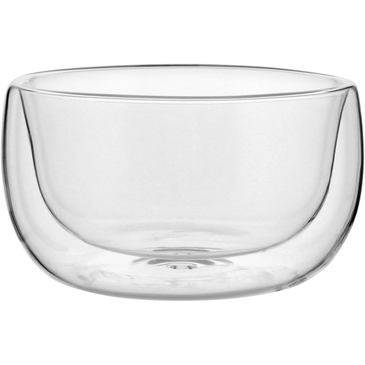 Saladeira de Parede Dupla Borossilicato Transparente 250ml 6x11x11cm