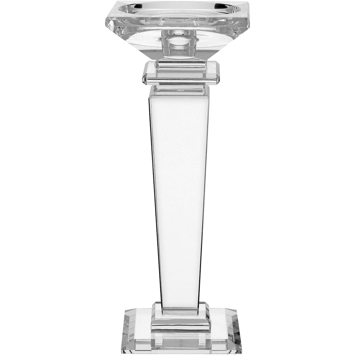 Castiçal de Vidro Transparente 24,1cm para Velas - Elegante e Sofisticado