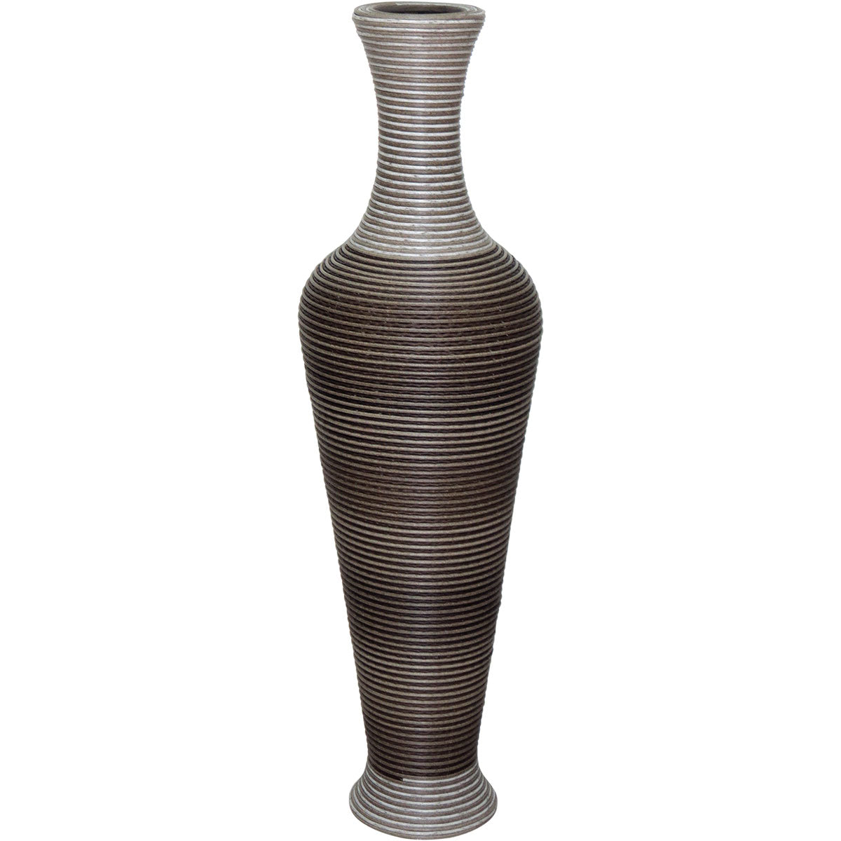 Garrafa Decorativa Plástica Cinza 100x30cm à Prova de Vazamentos